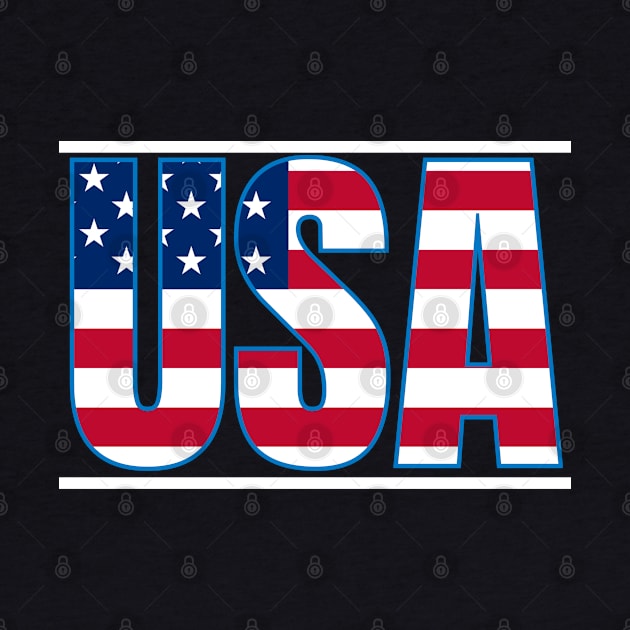 USA flag, 4th of July design by Apparels2022